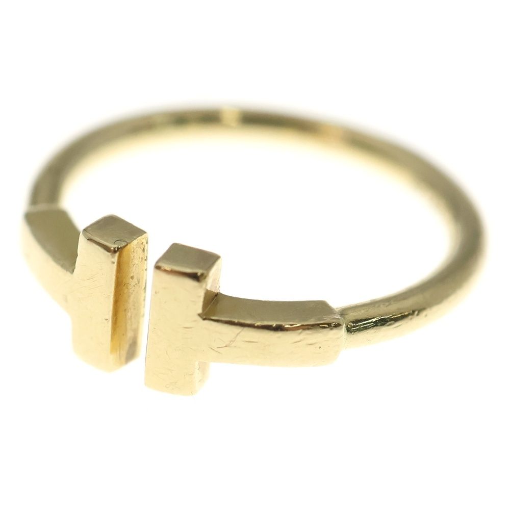 TIFFANY & Co. (ティファニー) Tワイヤー リング Au750 K18 指輪