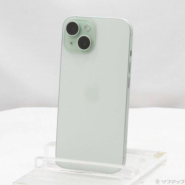 中古品〕 iPhone15 128GB グリーン MTMM3J／A SIMフリー【377】 こちら