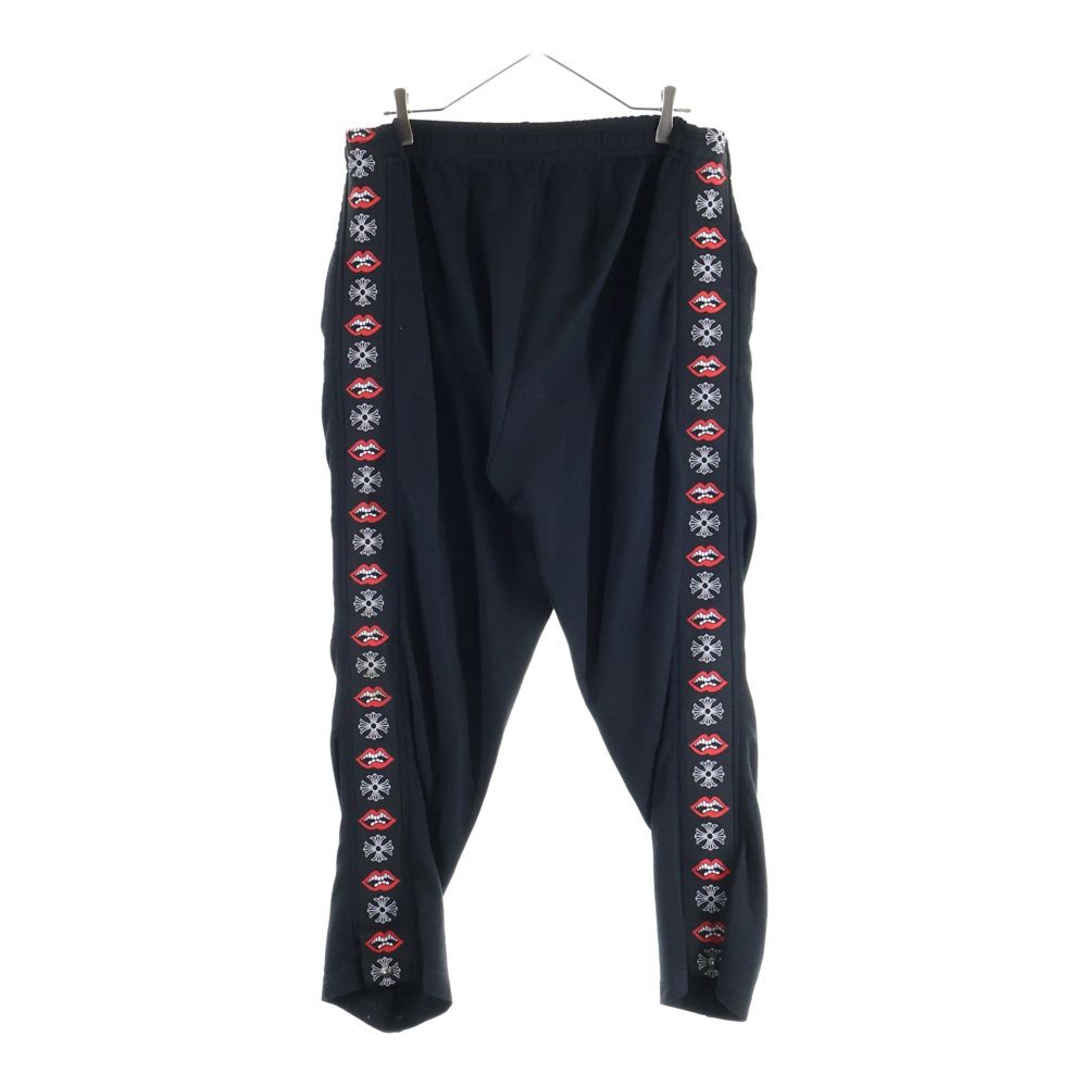 CHROME HEARTS クロムハーツ MATTY BOY Chomper CH Plus Side Line Logo Sweat Pants マッティボーイ チョンパー CHプラス サイドラインロゴ トラックパンツ ブラック