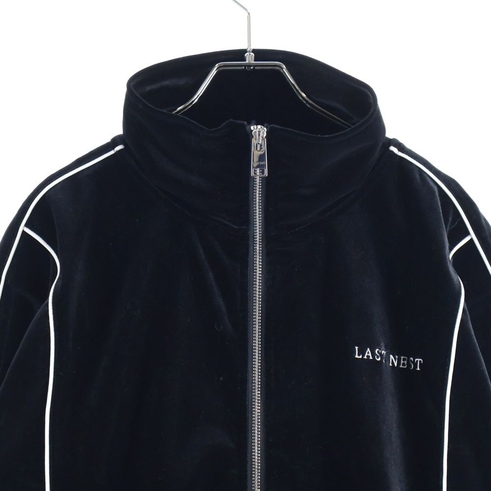 LAST NEST (ラスト ネスト) VELOUR TRACK JKT ロゴベロアジップ