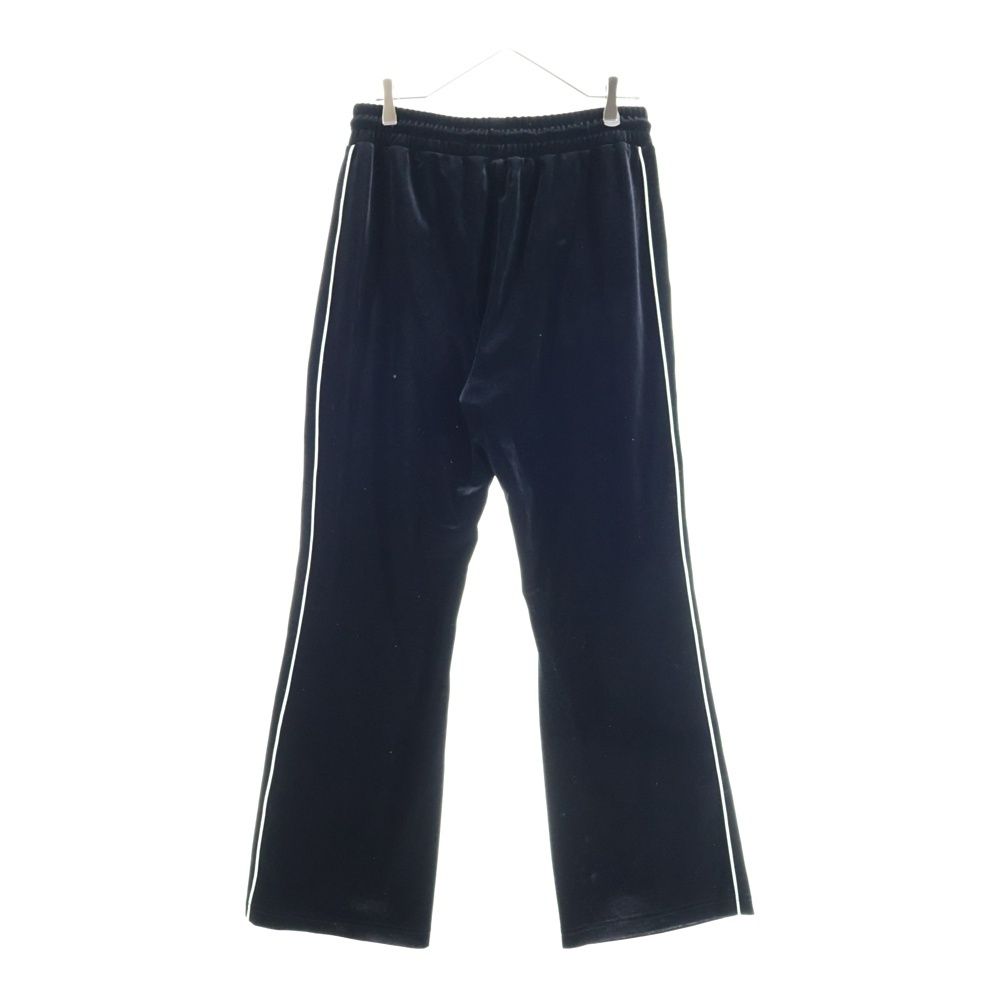 LAST NEST ラスト ネスト VELOUR TRACK PNTS ロゴベロアジップトラックパンツ ブラック