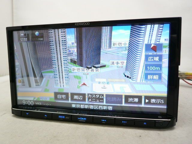 中古】 2025年度 ケンウッド MDV-S707 彩速ナビ メモリーナビ 地デジ