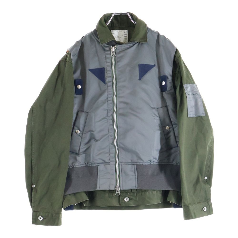 Sacai (サカイ) 22AW NYLON TWILL MIX BLOUSON ナイロン ツイル