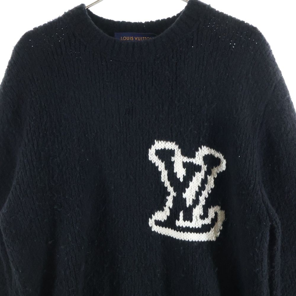 LOUIS VUITTON (ルイヴィトン) 24SS Wool Blend LV Logo Crewneck Knit