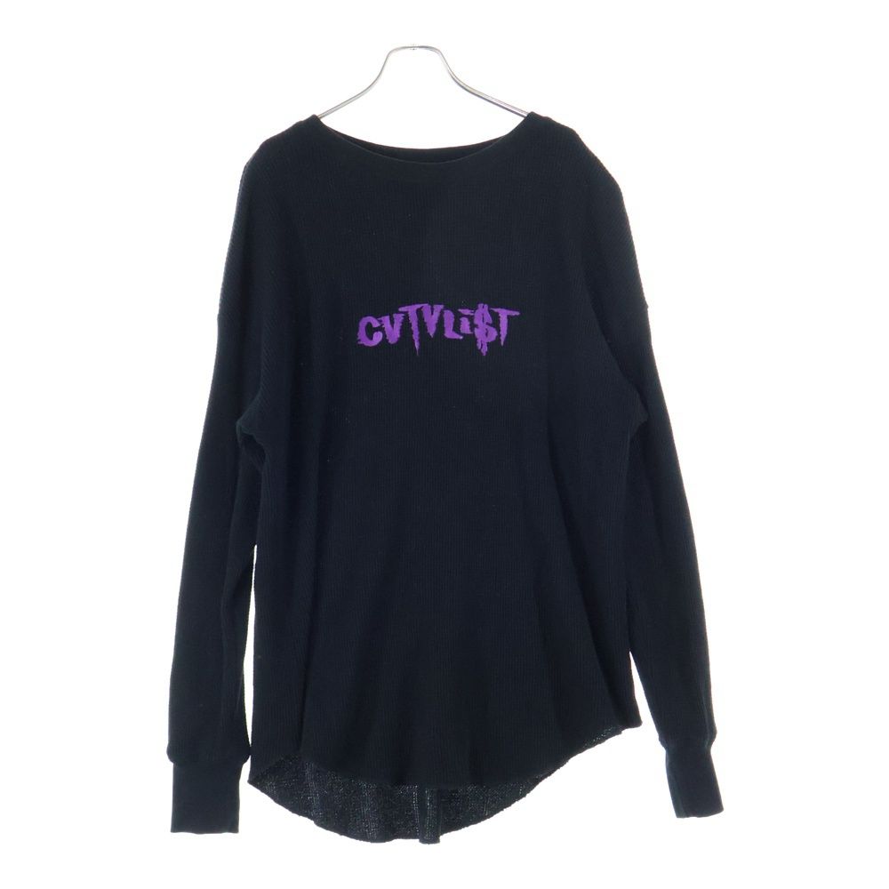 cvtvlist (カタリスト) フロントロゴ刺繍 サーマル 長袖Tシャツ