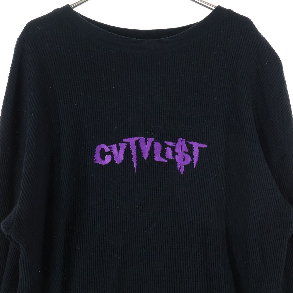 cvtvlist (カタリスト) フロントロゴ刺繍 サーマル 長袖Tシャツ