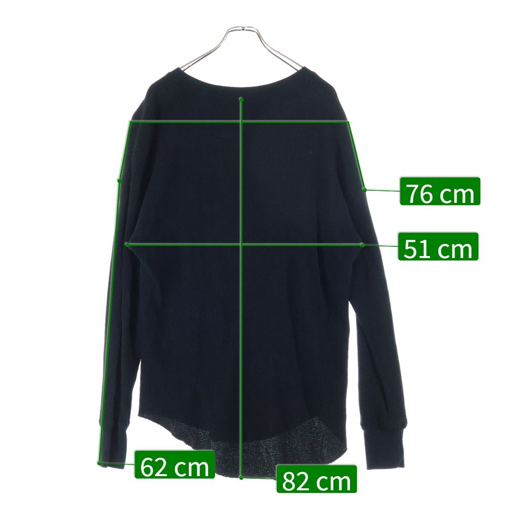 cvtvlist (カタリスト) フロントロゴ刺繍 サーマル 長袖Tシャツ