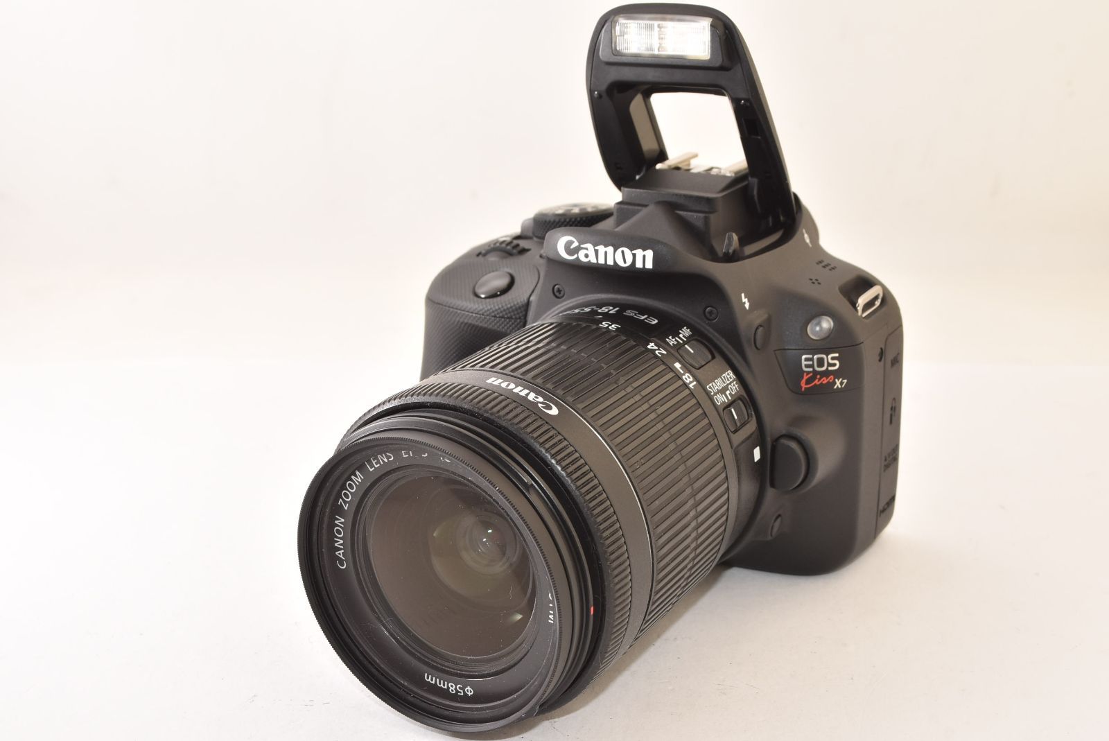 Canon EOS デジタルカメラ 18-55mmレンズ付き ☆極上品☆ Canon キャノン EOS Kiss X7 + 18-55mm レンズキット