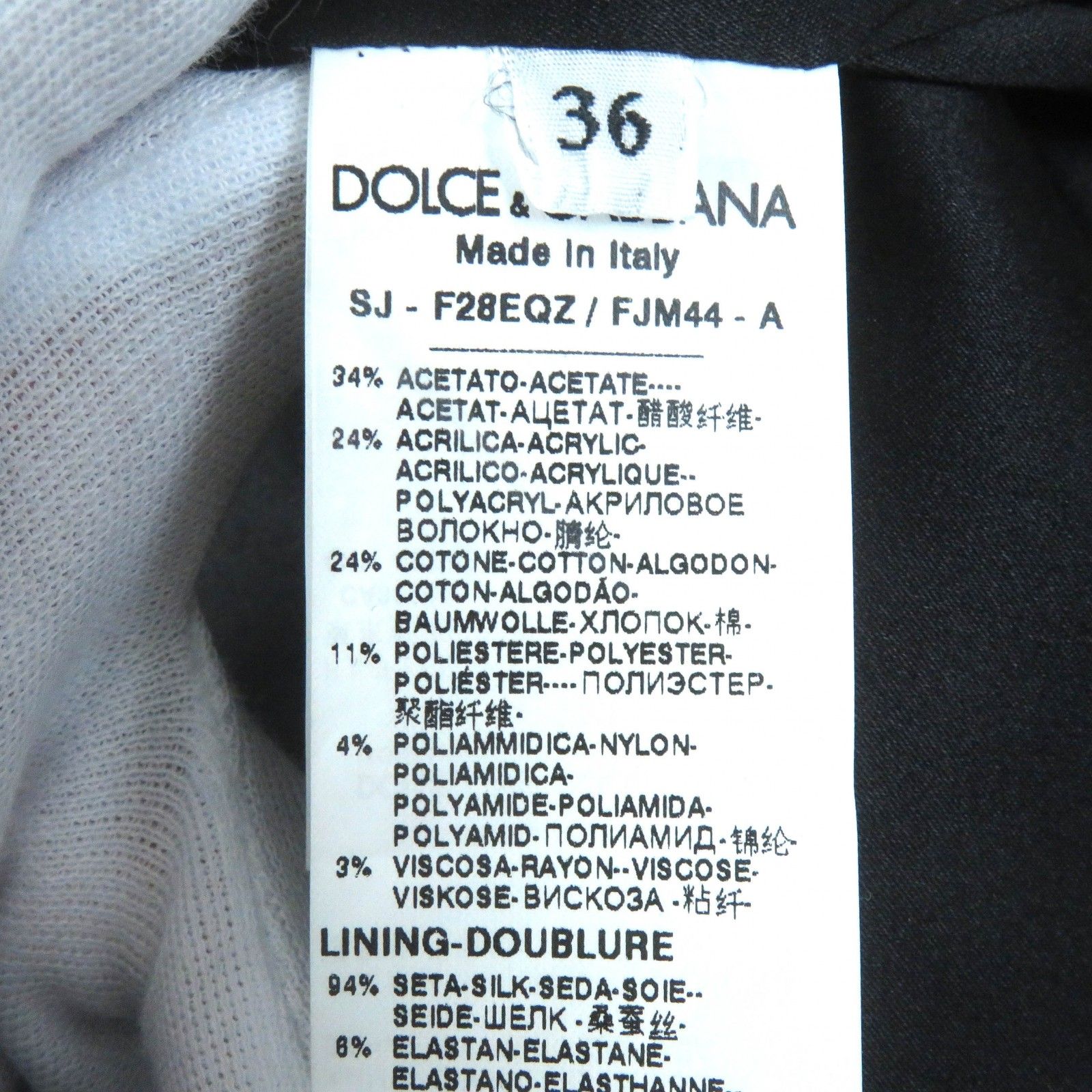 未使用品△DOLCE&GABBANA ドルチェ＆ガッバーナ 黒タグ フラワー