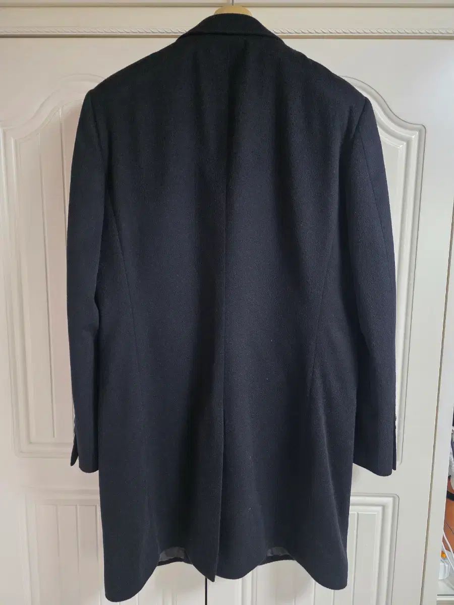 TNGT メンズ カシミア ブラック コート 105 サイズ