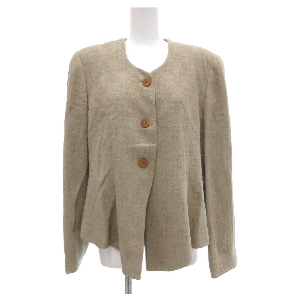 ジョルジオアルマーニ GIORGIO ARMANI LE COKKEZIONI ノーカラー