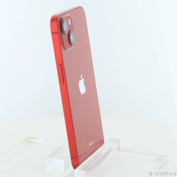 中古品〕 iPhone13 128GB プロダクトレッド MLNF3J／A SIMフリー【196