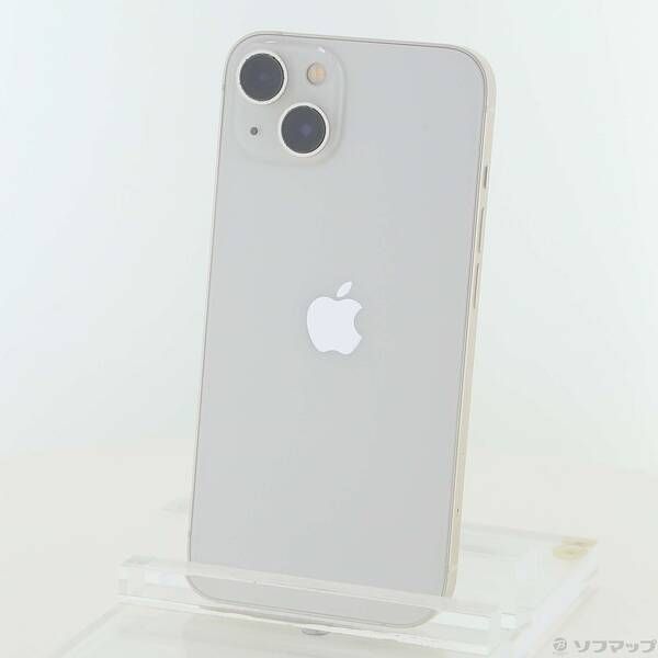 中古品〕 iPhone13 128GB スターライト MLND3J／A SIMフリー【349