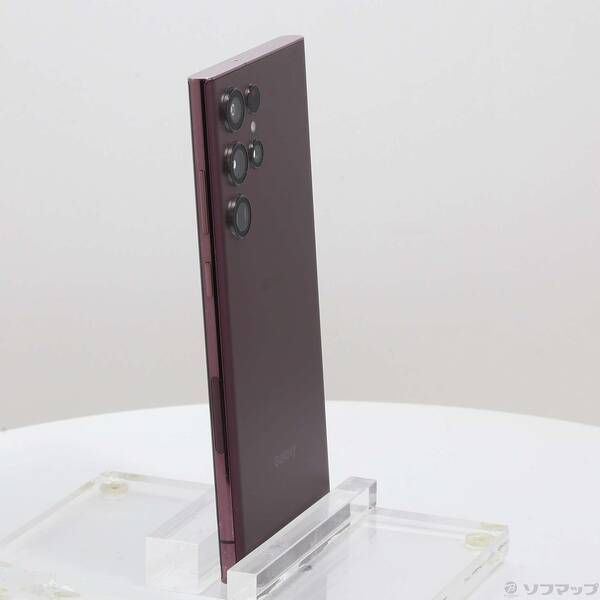 中古品〕 Galaxy S22 Ultra 256GB バーガンディ SC-52C docomo SIM