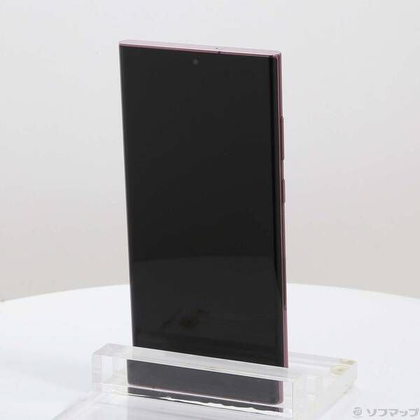 中古品〕 Galaxy S22 Ultra 256GB バーガンディ SC-52C docomo SIM