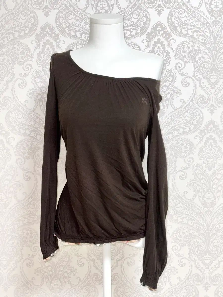 バーバリー ブルーレーベル 日本 ヴィンテージ チョコ ブラウン Tシャツ