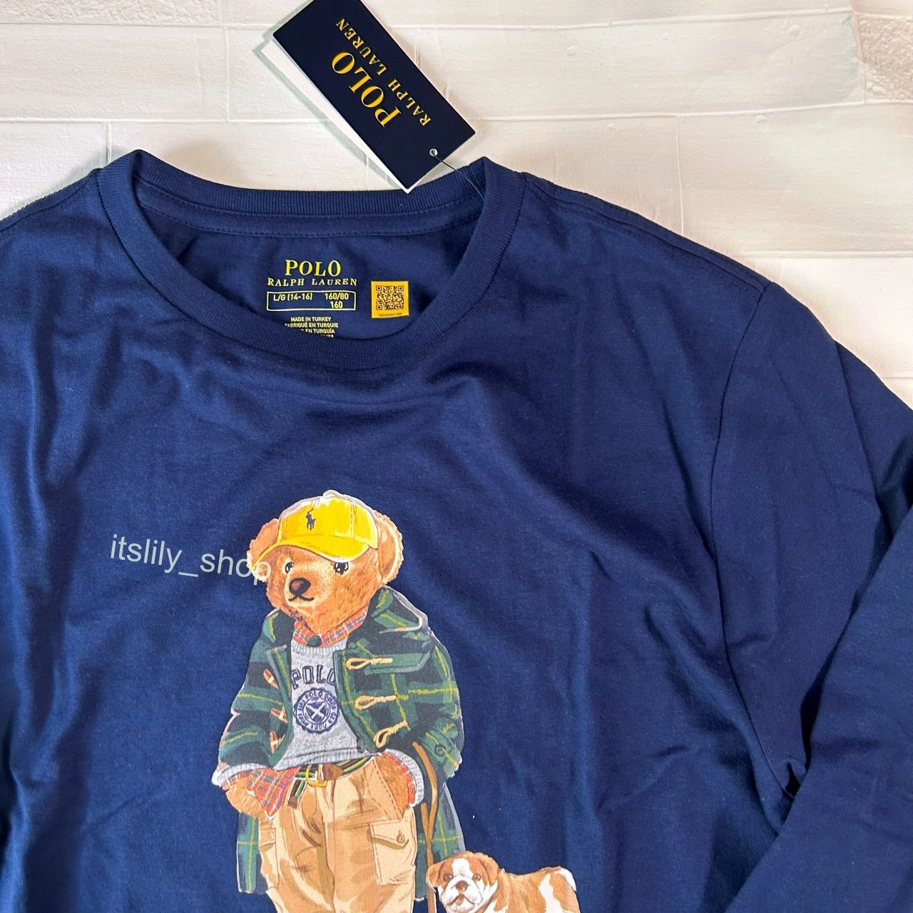  160 170 cm 大人もOK キッズ 男の子 ベア ロンt 長袖カットソー トップス