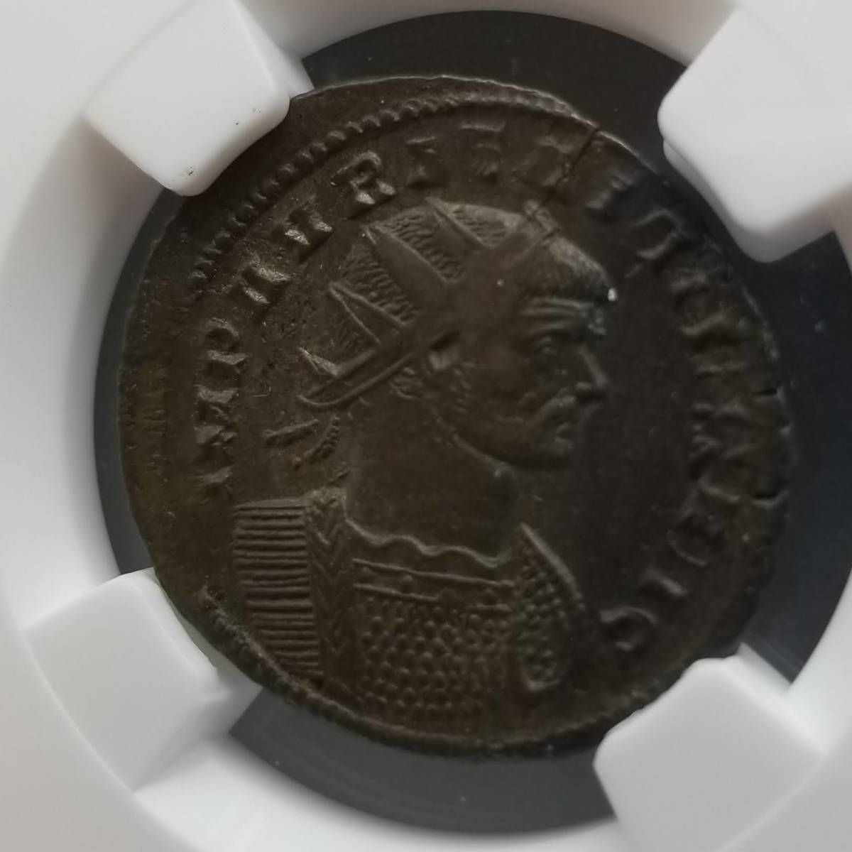 古代ローマ帝国 Bl ダブルデナリウス銀貨】 270-275年 アウレリアヌス