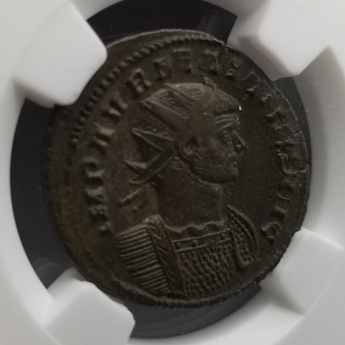 古代ローマ帝国 Bl ダブルデナリウス銀貨】 270-275年 アウレリアヌス