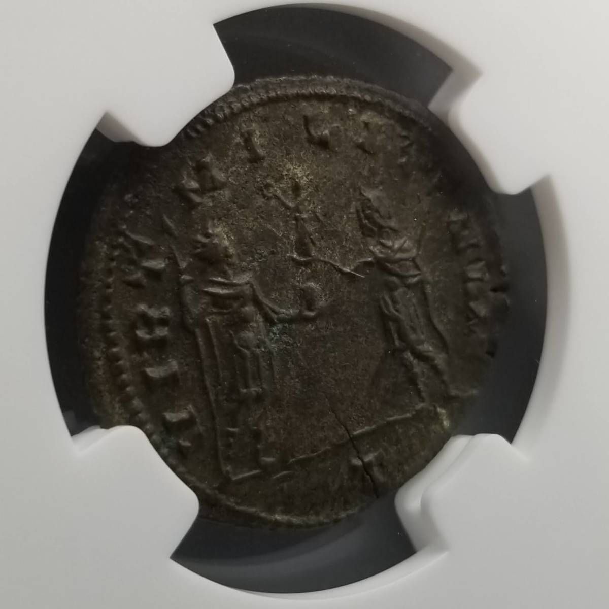 古代ローマ帝国 Bl ダブルデナリウス銀貨】 270-275年 アウレリアヌス