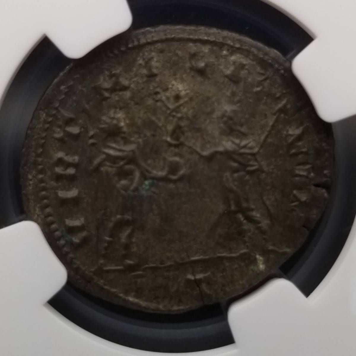 古代ローマ帝国 Bl ダブルデナリウス銀貨】 270-275年 アウレリアヌス