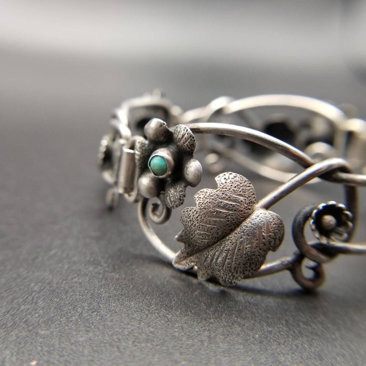 special silver メキシコ　シルバー　ブレスレット　ターコイズ メキシコ製 VINTAGE ターコイズ ブレスレット シルバー925 | unune