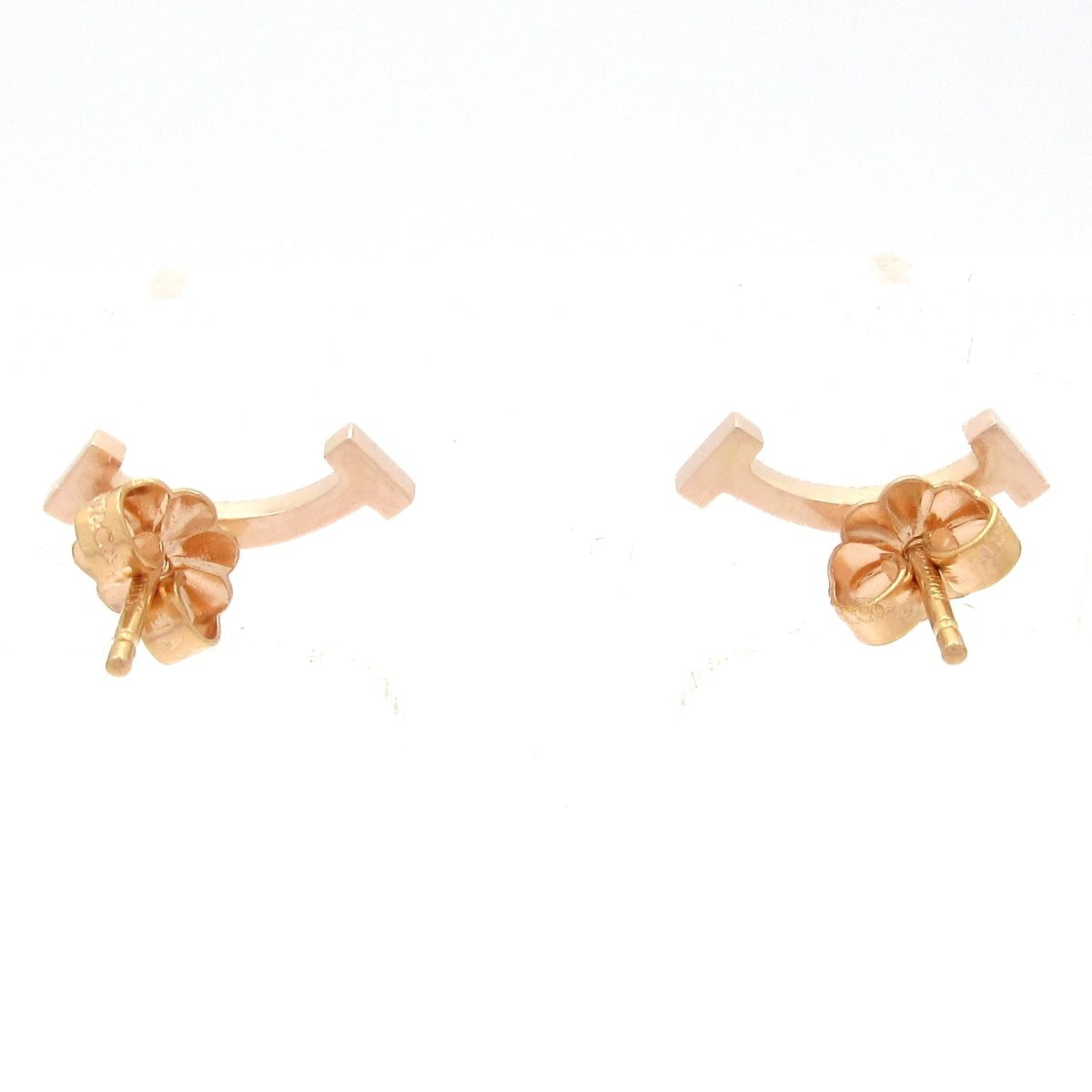 TIFFANY&Co.(ティファニー) ピアス美品 Tスマイル K18PG - メルカリ