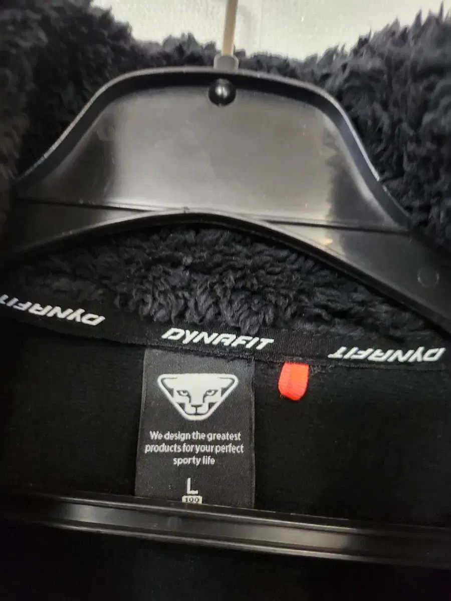 ディナフィット ブラック フリース ハーフジップアップ L