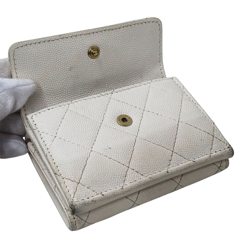 シャネル CHANEL 財布 マトラッセ レディース ブランド 三つ折り財布