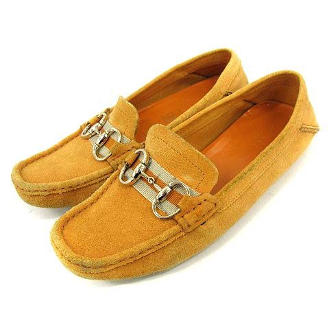 グッチ GUCCI ホースビット ローファー ビジネスシューズ スエード 37C