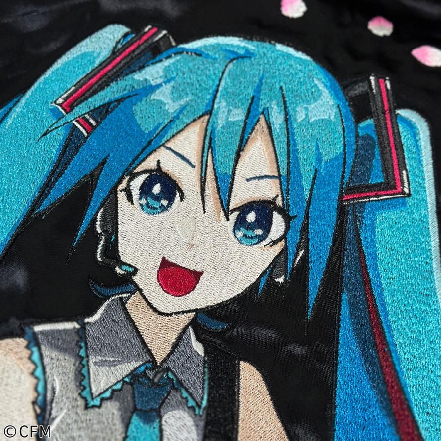 絡繰魂 × 初音ミク 【初音ミク】桜満開リバーシブルスカジャン 261002