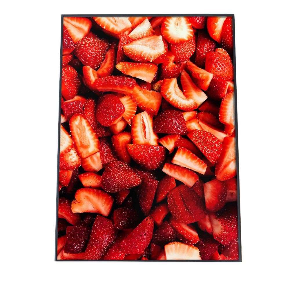 B2サイズ（約51x73cm）】【an-poster-579】イチゴ フルーツ 料理 食品