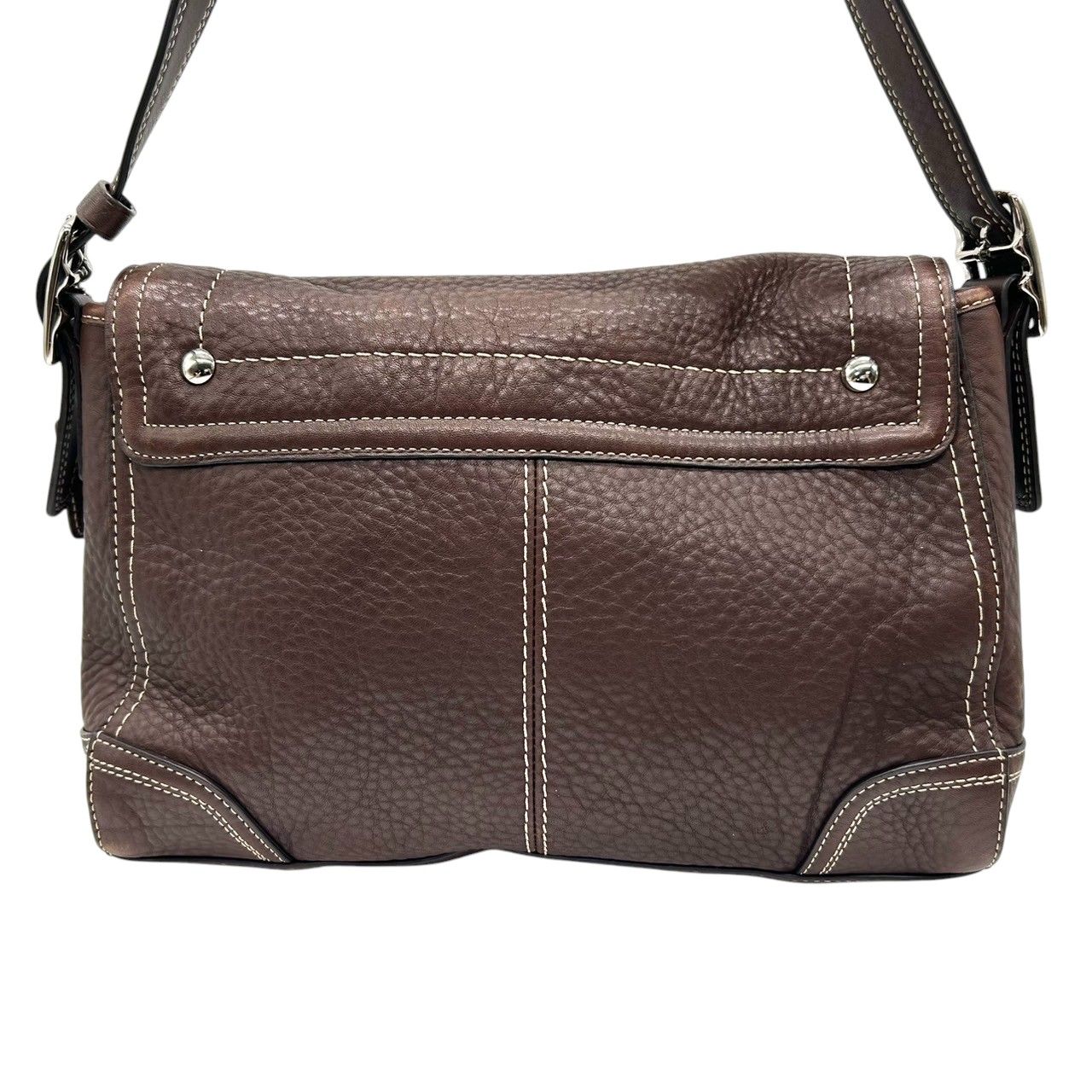 COACH コーチ ショルダーバッグ F13957 斜め掛け可 自立可 レザー 本革 