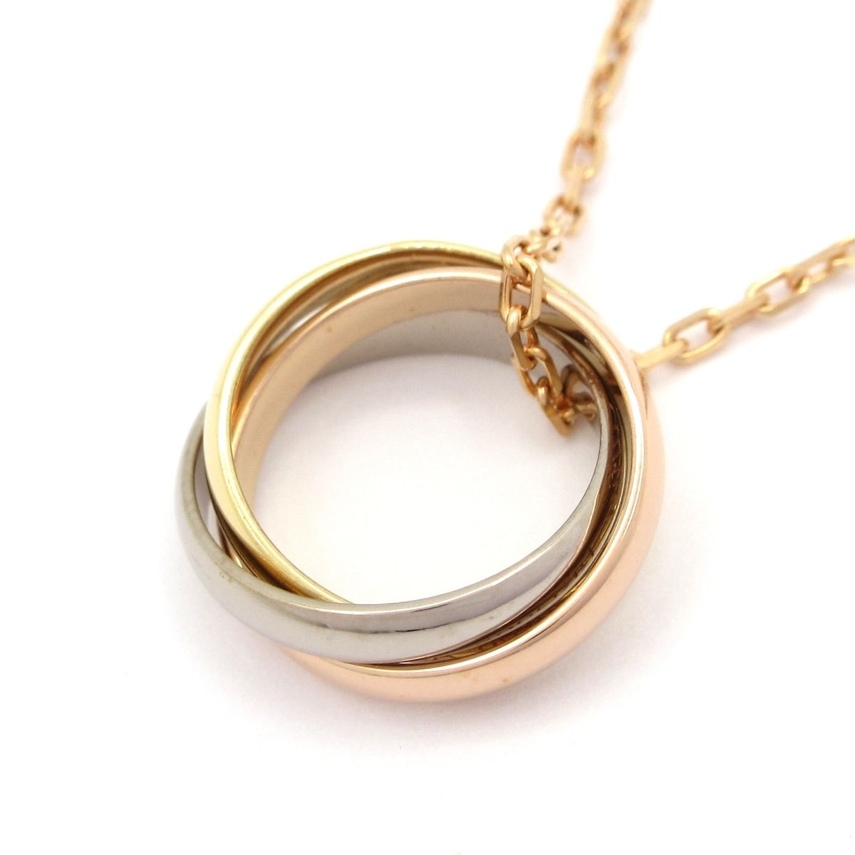 Cartier カルティエ ネックレス ベビートリニティ K 18スリー