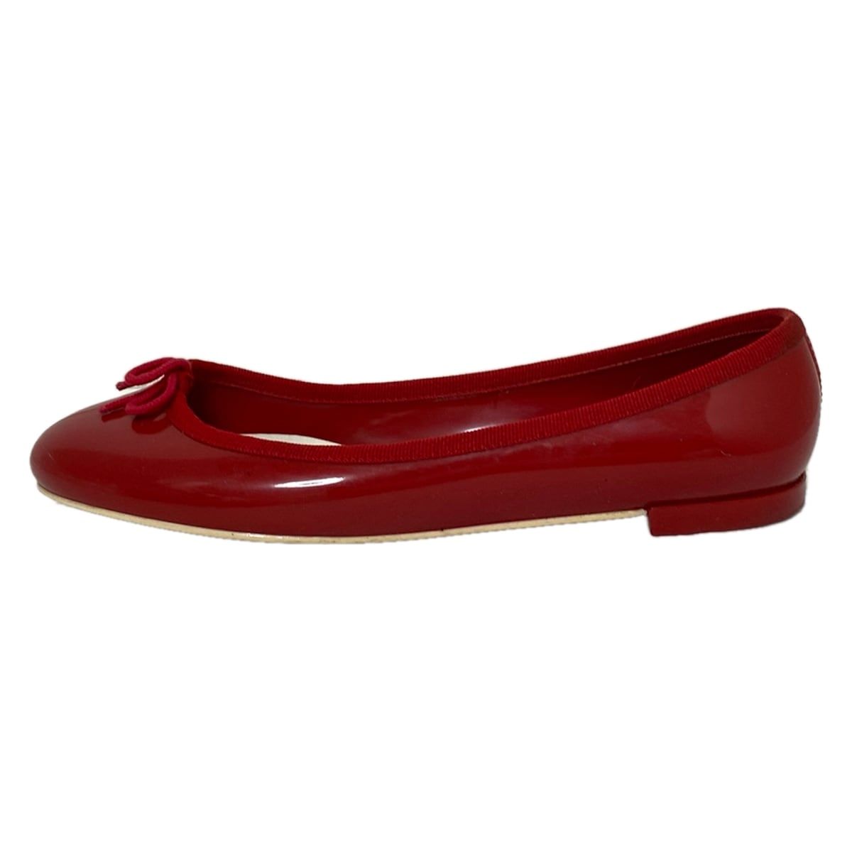 新品 Repetto レペット フラットシューズ 37 レッド repetto(レペット) フラットシューズ 37 レディース - レッド - メルカリ