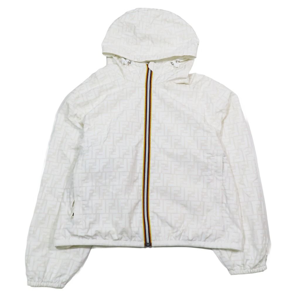 未使用 FENDI フェンディ × K-WAY ケーウェイ リバーシブル FFロゴ