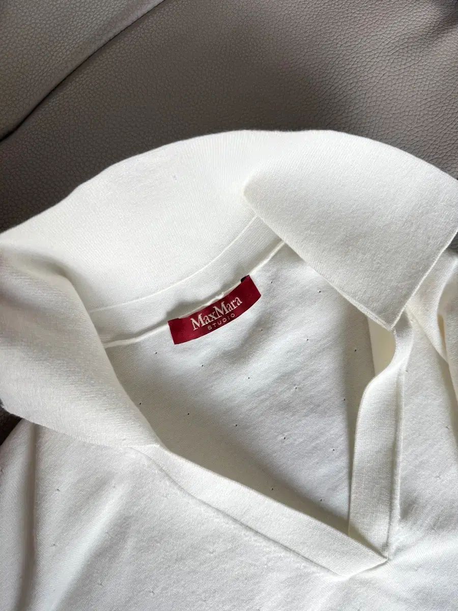 マックスマーラ 白 さくらんぼニット m