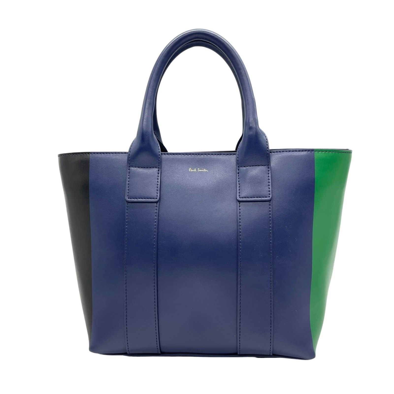 美品 ポールスミス Paul Smith レザー トートバッグ ショルダー 2WAY