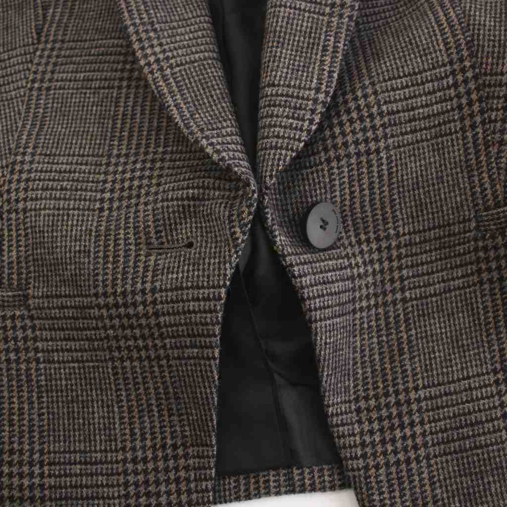 ヒューゴボス HUGO BOSS テーラードジャケット グレンチェック ウール