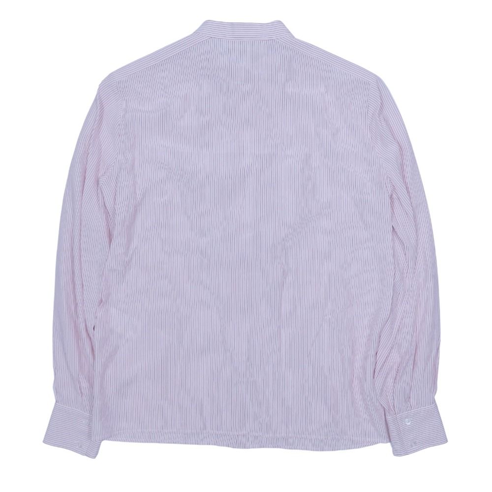 美品 21ss CELINE セリーヌ エディ期 ストライプ シルク シャツ 長袖