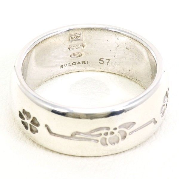 ブルガリ セーブザチルドレン シルバー リング ring 指輪 16号 総重量
