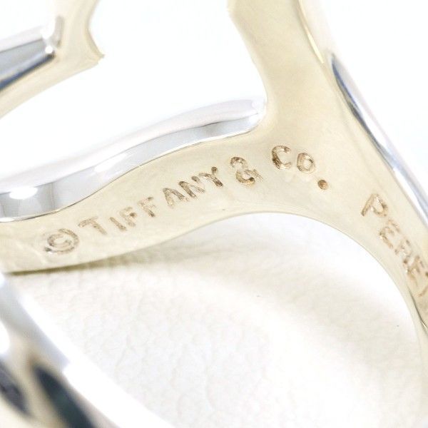 ティファニー オープンハート シルバー リング ring 指輪 11号 総重量