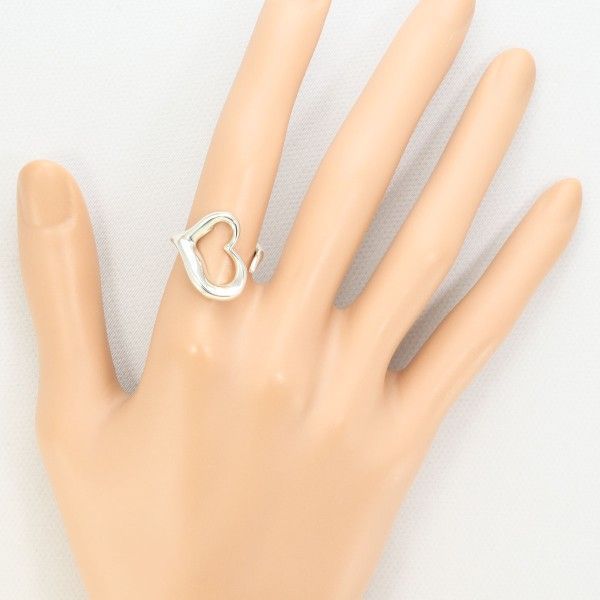ティファニー オープンハート シルバー リング ring 指輪 11号 総重量