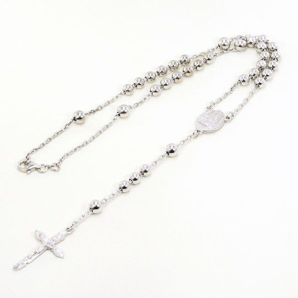 ドルチェ＆ガッバーナ ロザリオ シルバー ネックレス necklace 総重量