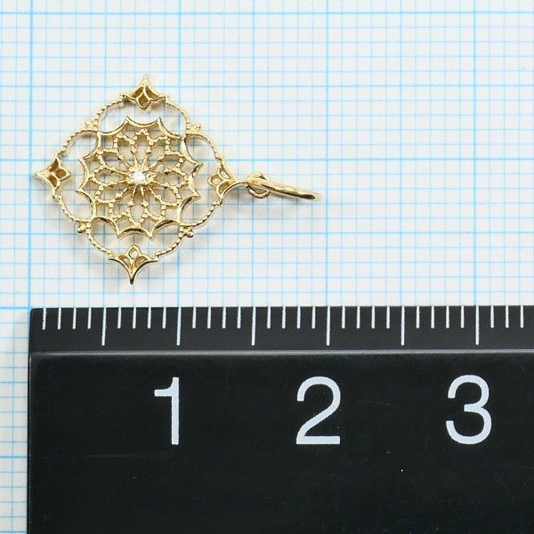 アガット K10YG ペンダントトップ pendant top 総重量約0.5g - メルカリ