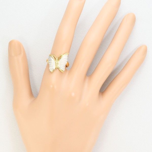 PT900 K18YG リング ring 指輪 13号 ダイヤ 0.02 総重量約4.7g - メルカリ