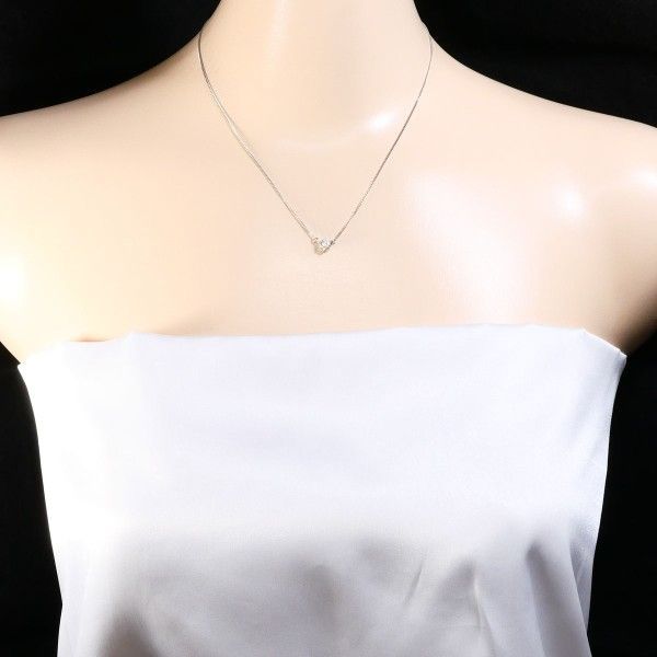 PT900 PT850 ネックレス necklace ダイヤ 0.28 鑑定書 総重量約2.8g 約