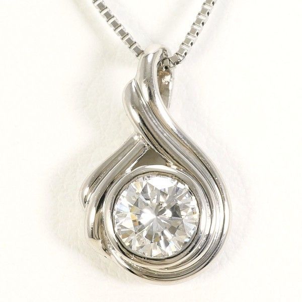 PT 900 850 ネックレス necklace ダイヤ 0 570 VS 2 鑑定書 総重量約4 3 g 約45 cm