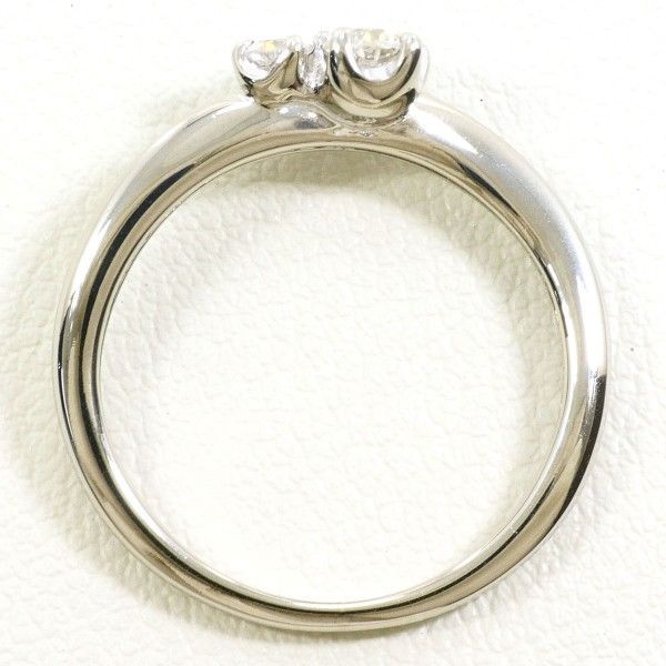 K14WG リング ring 指輪 9号 ダイヤ 0.30 総重量約1.7g - メルカリ