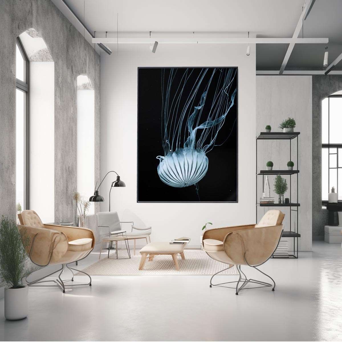 B2サイズ（約51x73cm）】【an-poster-679】クラゲ くらげ ジェリー